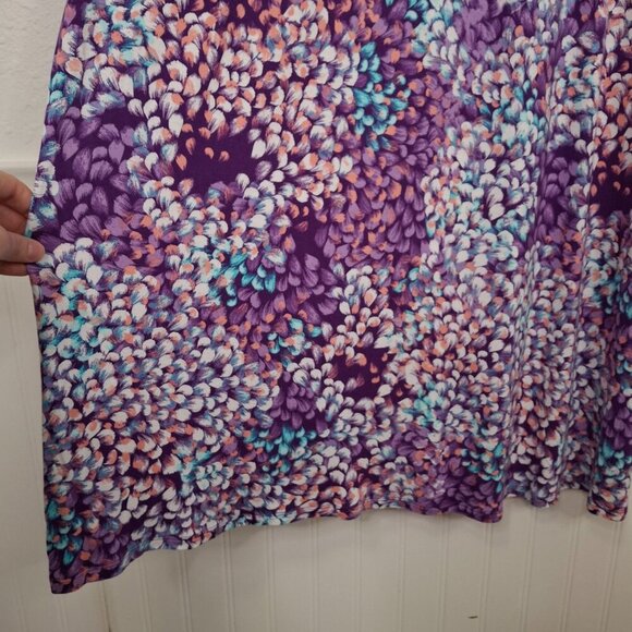 Carole Hochman Heavenly Soft Nightgown & Robe Set Sz PL Maxi floral Boho Artsy - Picture 7 of 16